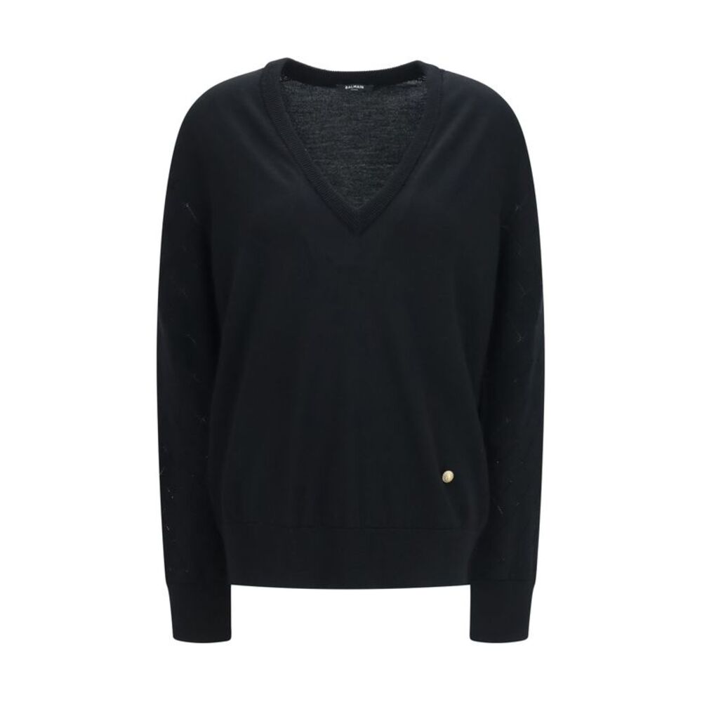 Balmain Women V-Neck Sweater